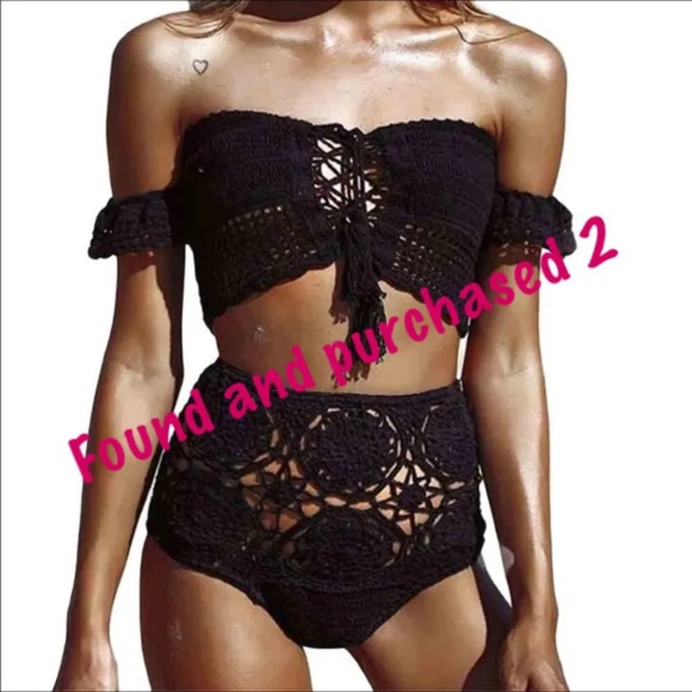 COPY - 👍🏽FOUND! TOP/ENTIRE SWIMSUIT/Wht & Blk/BOUGHT 2 - Picture 3 of 3
